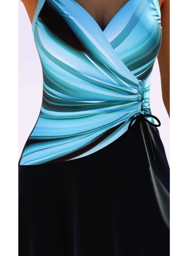 Swimsuit one-piece tankini swimwear - Image 1